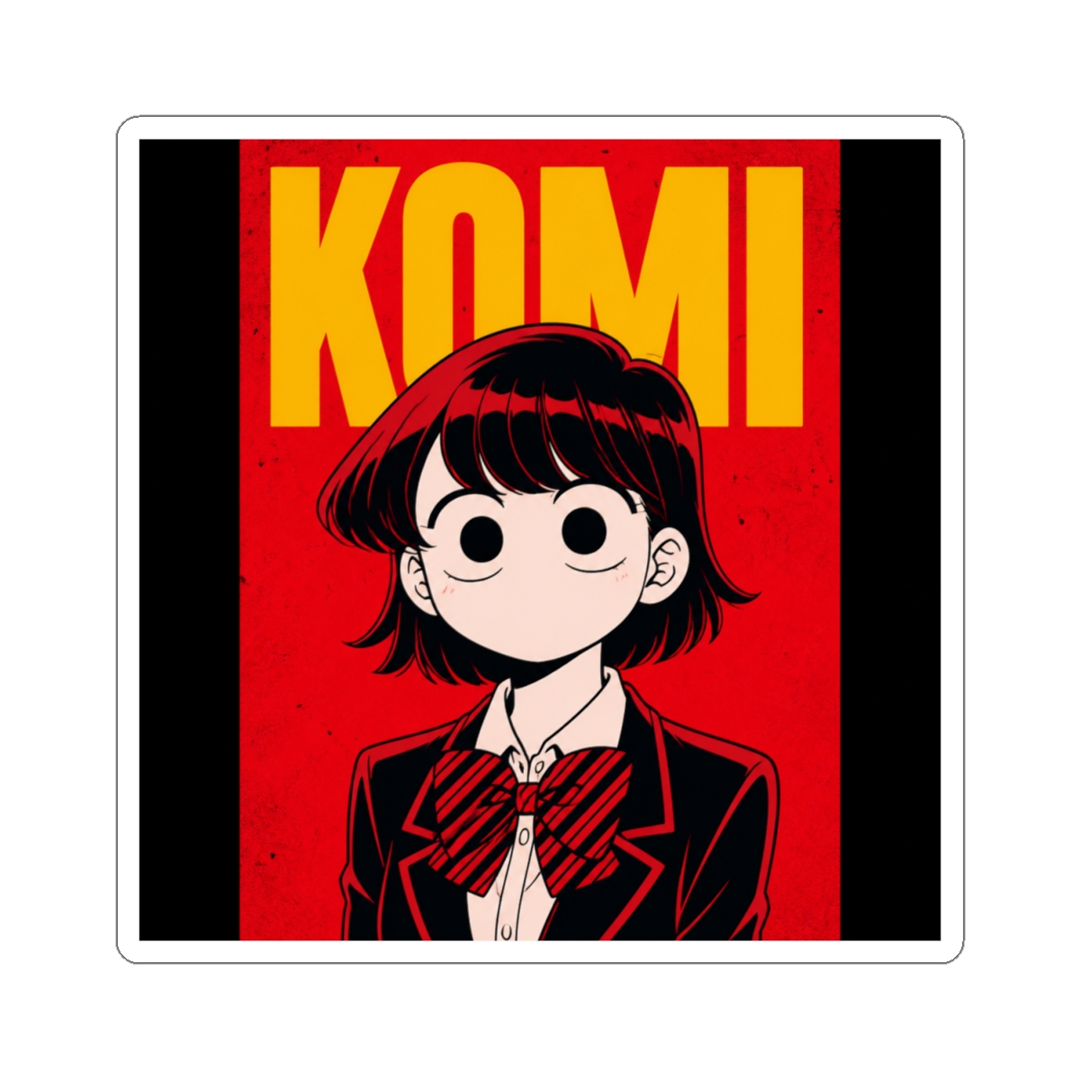 Komi Can't Communicate Sticker - alternate angle 1, merchandise
