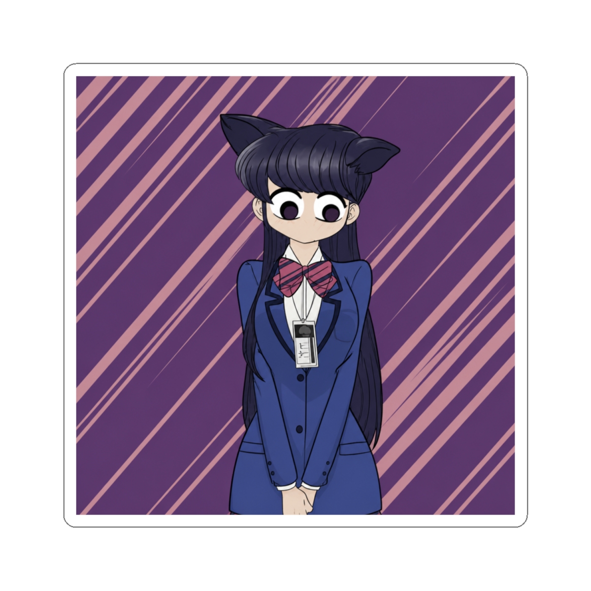 Komittens Sticker | Komi Can't Communicate - alternate angle 1, merchandise