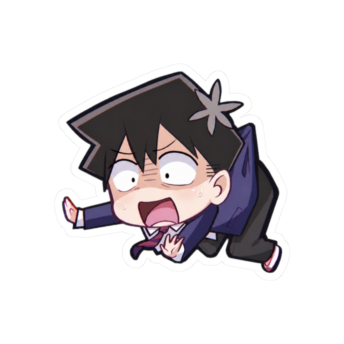 Tadano Hitohito Sticker | Komi Can't Communicate - alternate angle 3, merchandise