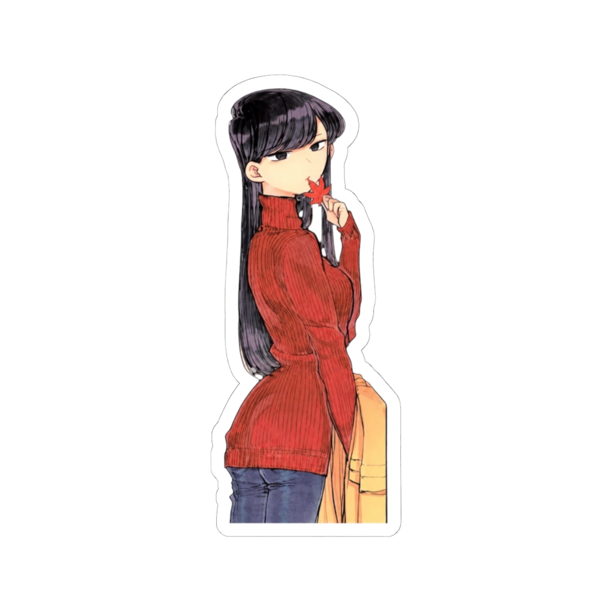 Komi san autumn Sticker | Komi Can't Communicate
