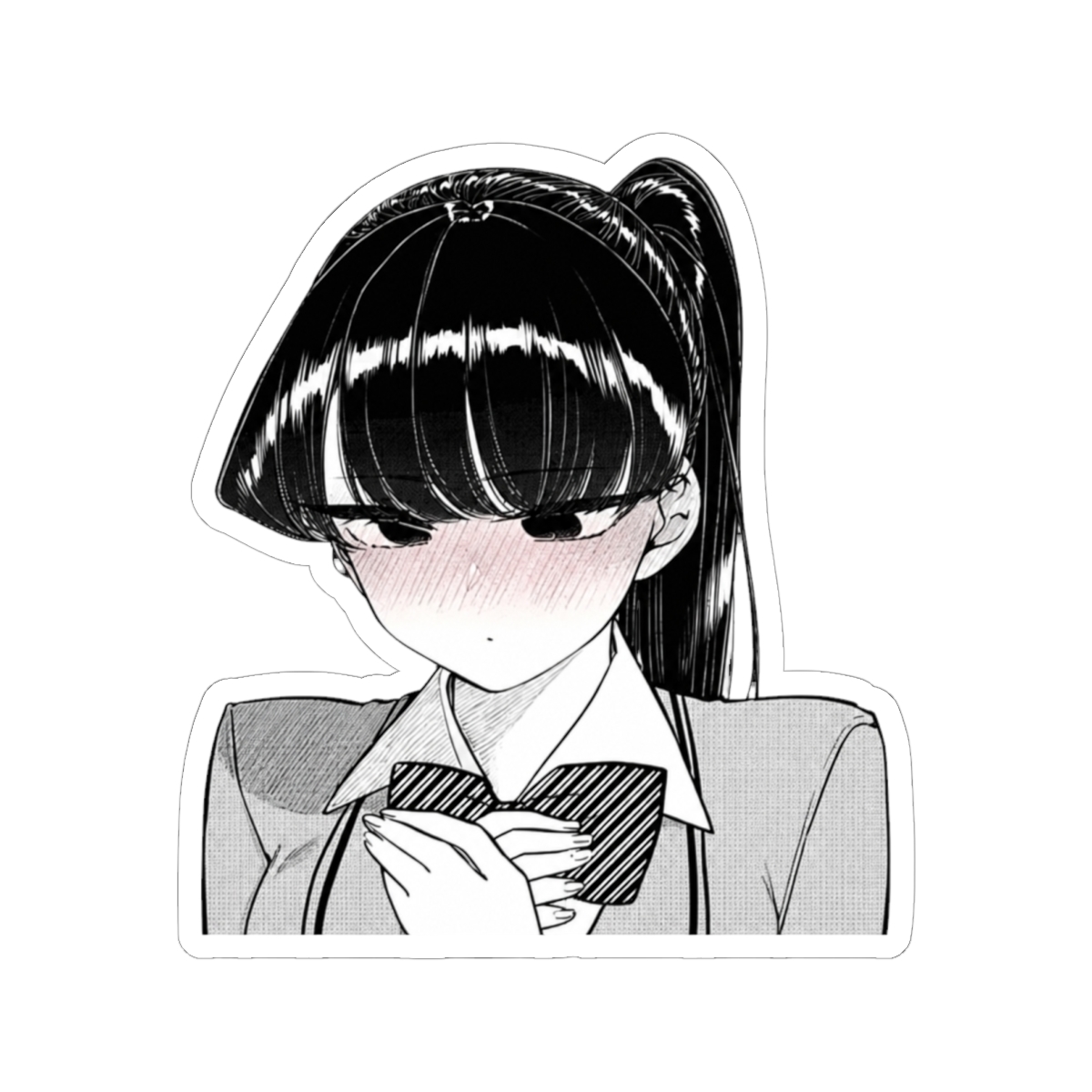 Komi Shy Blushing | Komi Can't Communicate - alternate angle 2, merchandise