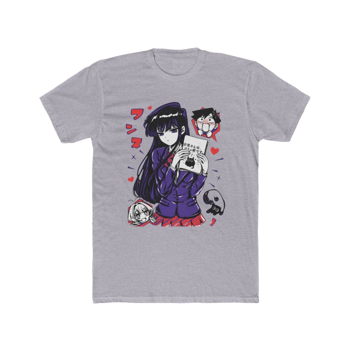 Komi san Can't Communicate T Shirt,hitohito,omoharu,ren,anime,manga,all size | Komi Can't Communicate - alternate angle 3, merchandise